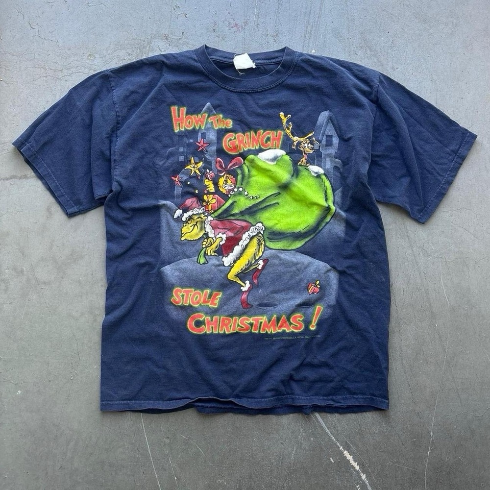 Vintage Grinch How The Grinch Stole Christmas Shirt‎ Mens XL 1997 Dr Seuss